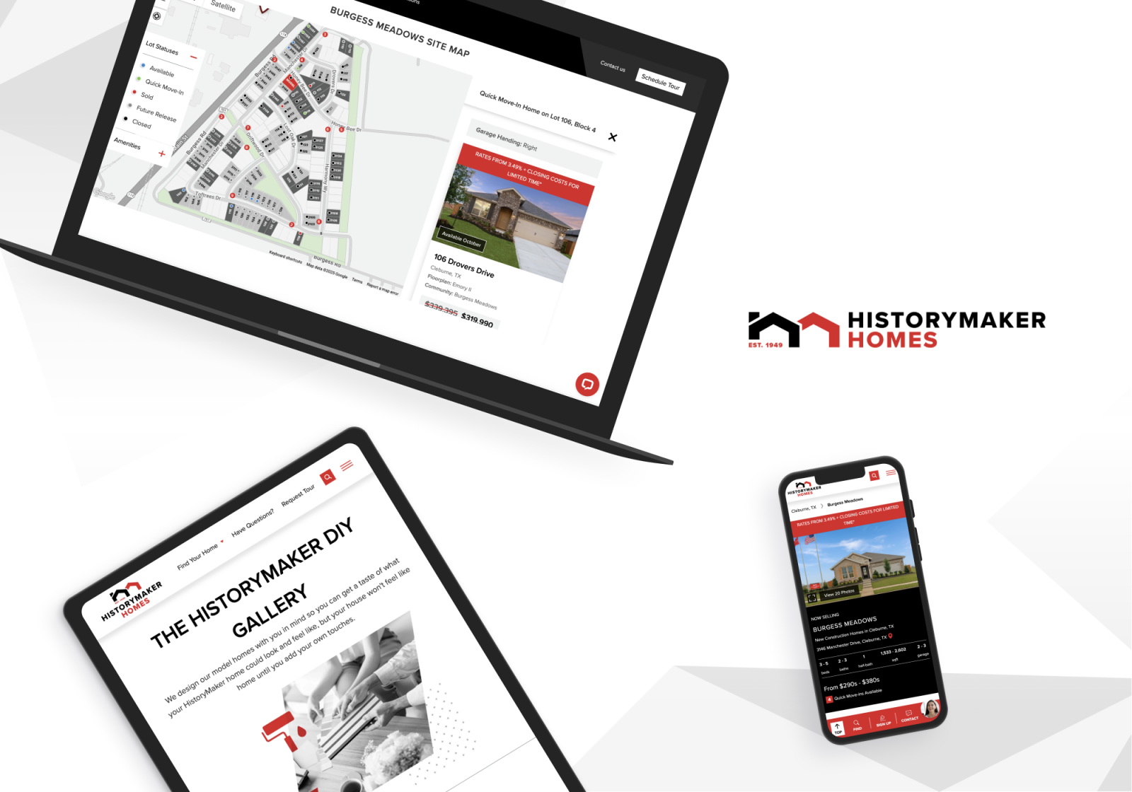 HistoryMaker Homes New Website