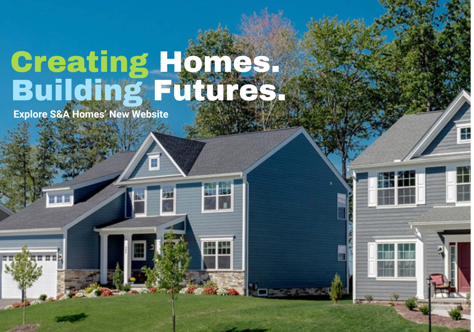 the New S&A Homes Website
